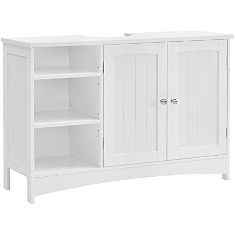 VASAGLE Meuble sous Lavabo Blanc Cover