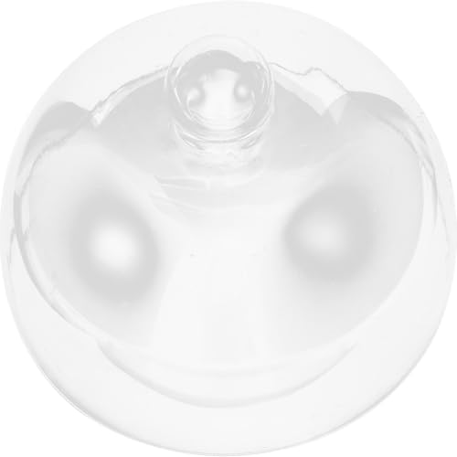 NULYLU Tapa de Pastelería de Vidrio Transparente, Segura para Almacenamiento de Alimentos, Resistente y Creativa, Adecuado para Fiestas de Cumpleaños y Recepciones
