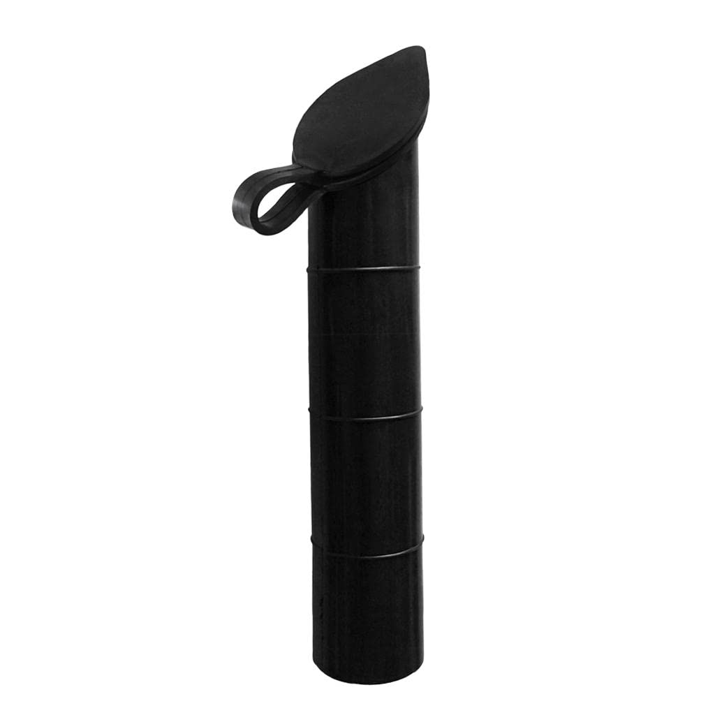 WOVEBIUS Fishing Rod Holder Rubber Inner Sleeve Tube Liner with Cap Cover 30 Degree