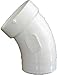 Genova Products 72730 3" Sch. 40 PVC-DWV 45? Street Elbows