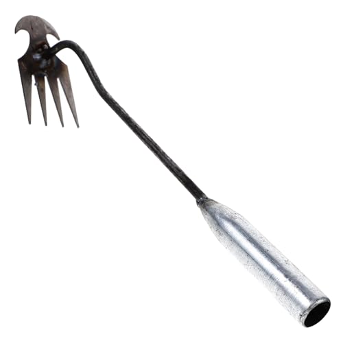 VICASKY Ergonomic Remover Tool Multi Function Weeder for Garden Lightweight Hand Rake for Uprooting for Home and Lawn Care