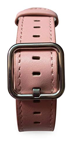 Pulseira Couro Fecho Clássico, compatível com Apple Watch (Rosa, 40mm)