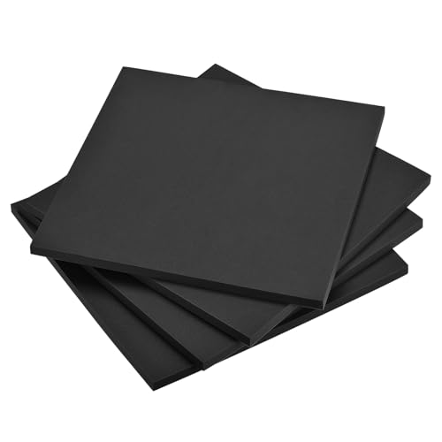 Mousse EVA noire 10mm DMiotech de 24x25 cm pour vos projets de loisirs créatifs et bricolage