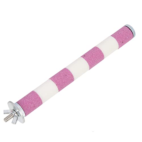 Mikikit Parrot Perch Durable Scratching Stick for Birds Bird Stand and Claw Grinding Rod for Parakeets Cockatiels and Parrots Easy to Install