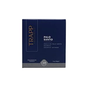 Trapp - No. 77 Palo Santo - 7 oz. Signature Candle - Aromatic Home Fragrance with Earthy Scent of Peruvian Palo Santo, Oakmoss, & Kashmiri Saffron Notes - Petrolatum Wax Trapp No 77 Palo Santo 7 oz Signature Candle Aromatic Home Fragrance with Earthy Scent of Peruvian Palo Santo Oakmoss Kashmiri Saffron Notes Petrolatum Wax