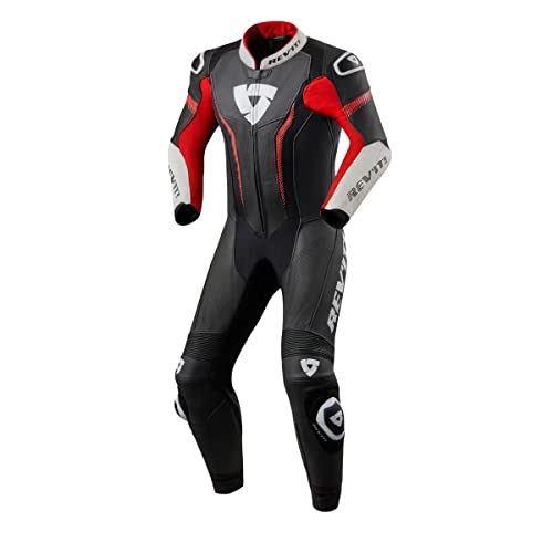 Revit Argon Tuta in moto un pezzo (Black/Red/White,56)