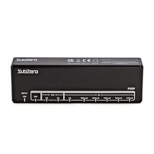 Plug in up to 11 pedals and enjoy reliable power without the need for extension leads. A five head daisy chain for expanding your setup. Plug into five 9V (100mA) outputs, one 9V (1A) output, two 12V outputs, and one 18V output. Cables and adapters i...
