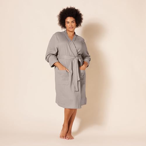 Image of Amazon Essentials Women's Lightweight Waffle Full-Length Bath Robe (Available in Plus Size)