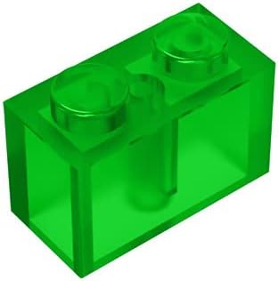 Ladrillo de construcción clásico de 1 x 2, bloque de ladrillo a granel de 100 piezas, compatible con piezas y piezas Lego 3004, juego creativo -