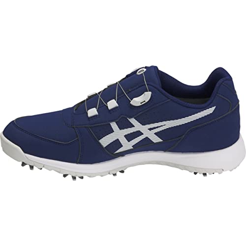 ASICS Men’s GelPreshot Boa Golf Shoes, 10, Peacoat/Glacier Grey Golf