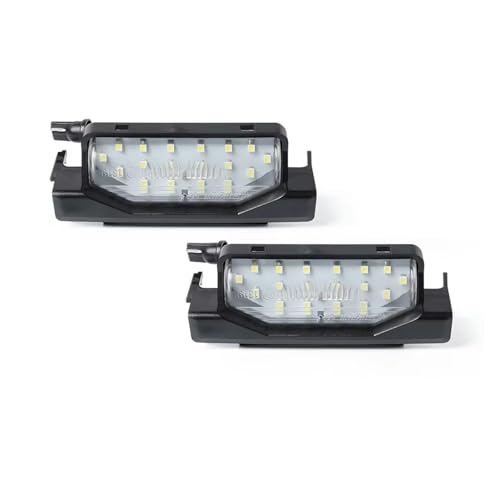 Luces matrícula coche LED blanco brillante lámpara placa auto Mazda RX-8