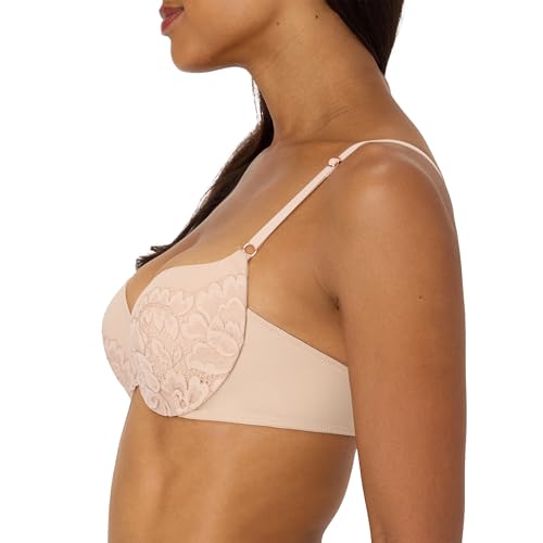 Image of Maidenform Women's Push-Up Bra, Love The Lift Lace Demi Push-Up Bras for Women, Smoothing, Underwire, Convertible Straps
