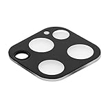 オウルテック iPhone 12 Pro カメラレンズ用 レンズプロテクター 全面保護 ガラス フラッシュライト撮影対応 ブラック OWL-CLGIC61P-BK