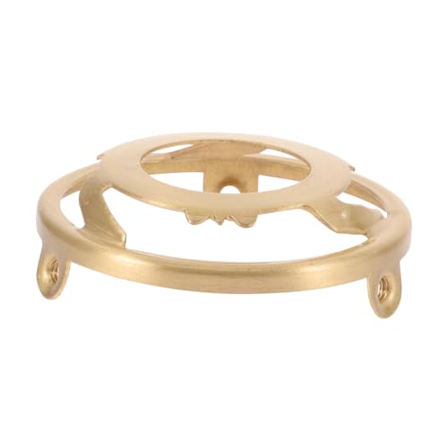 Balacoo Copper Lampshade Holder Bracket Durable Fixing Ring Adapter for Secure Shade Installation Pure Copper Construction Reliable Sturdy Lamp Socket Retainer Ring