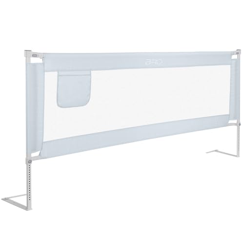 FANTASK Bettschutzgitter Klappbar - Verstellbarer Rausfallschutz Für Elternbett & Kinderbett