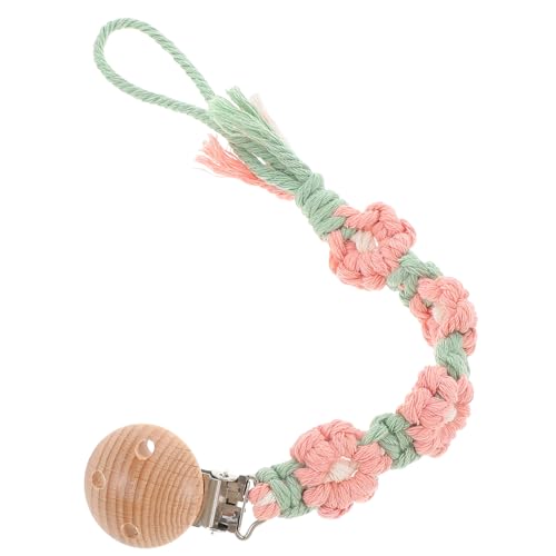 Toddmomy Clip de Floral de Hecho Mano Bebés Chupetes Unisex Pérdidas Recién Nacidos Uso