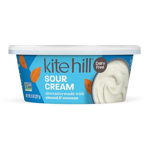 Kite Hill Sour Cream Plant Based, 8 Ounce