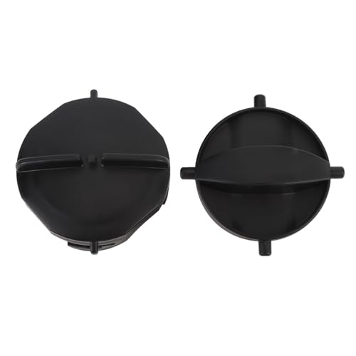 Image of aqxreight 2pcs RV Sewer Cap Leakproof Double Ear Type Anti Aging Plastic Hose Cap Replacement Suitable for RV Sewer System Easy Installation Secure Seal