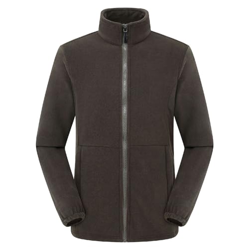 Veste d'hiver en polaire homme doublée et chaude pour affronter le froid