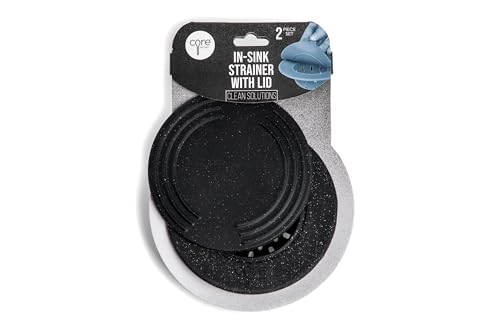 Colador de plástico y silicona para cocina con tapa