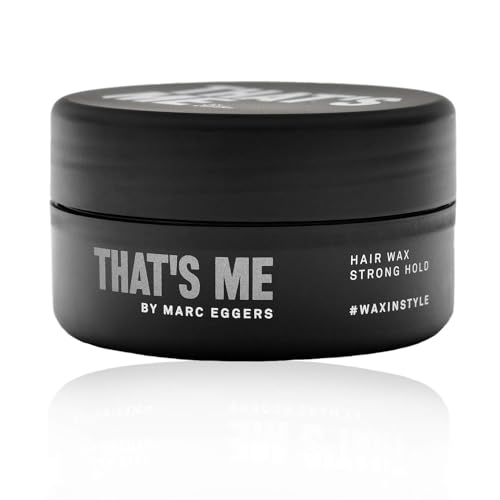 TAHT'S ME Men's Hair Wax (100 ml), Best Hair Wax for Strong Hold with Almond Oil