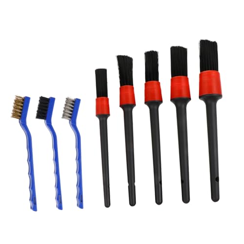 ETHZZLE 1set Car Detailing Brush Set Kit for Air Vent Rim and...