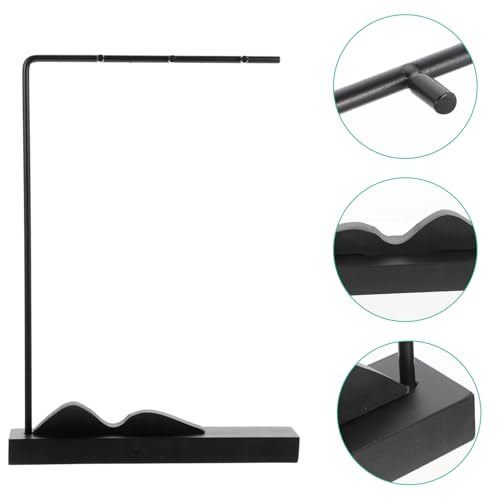 Porte-pinceaux calligraphie en métal pour bureau zen