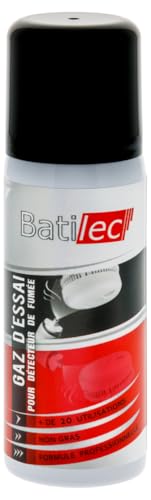 BATILEC - Gaz d'Essai pour Détecteur de Fumée – Aérosol Test DAAF 50 ML – Vérification Fiable et Sécurité Incendie Habitat