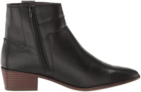 Rockport Women's Geovana Layered Boot Ankle, Black Leather Waterproof, 9 | Image 5