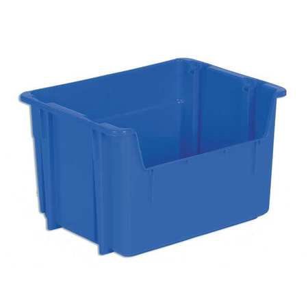Lewisbins 12 gal Capacity Stack and Nest Container Blue NPL252 Blue