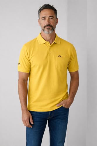 Image of Men Regular fit Polo Neck Front Pocket ||Pocket Embroidery Casual Wear T-Shirt||Half Sleeve Side on Sleeve Embroidery|| Button Closer t Shirt for Men