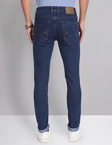Image of Arvind Skinny Fit Rinsed Jeans