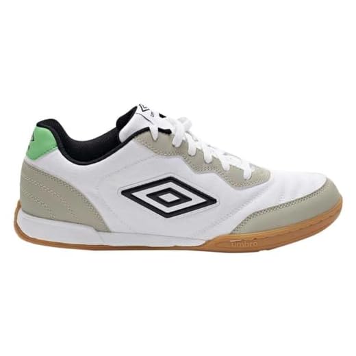 Umbro Vía Sala, Zapatillas Hombre, Blanco Negro Cintura Alta Tucano Andino, 44 EU