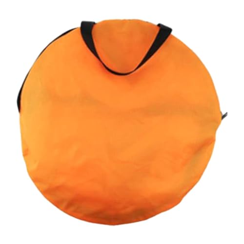 Yiju Wind Sail Kayak Wind Paddle 42 inch Yacht Outdoor Canoe Folding Practical Surfboard Easy Setup Paddle Board Sail Clear Window, Orange