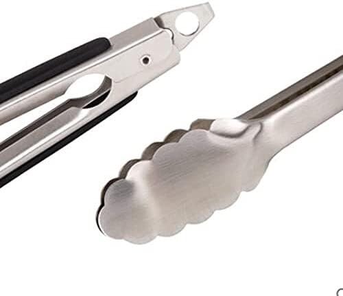Pinzas de acero inoxidable,pinzas de cocina, Cocina De Camping De Segunda Mano for Recoger Alimentos, Tamaño: 32 * 4 Cm, (cubiertos), for Cocina De Barbacoa, Pinzas De Alimentos De Acero Inoxidable