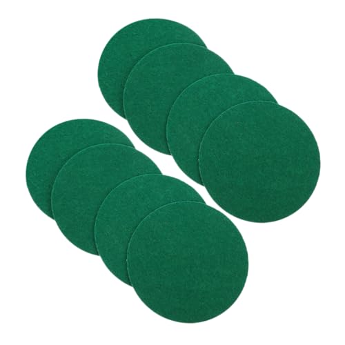 Balacoo 8pcs Table Hockey Pusher Pads Replacement Stickers for Hockey Tables and Goal Handles for Home Use and Fun Gameplay
