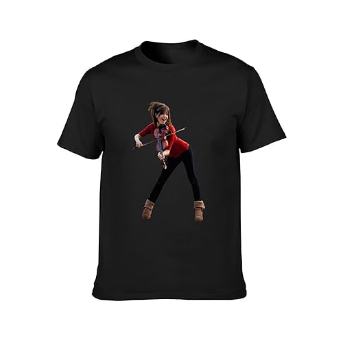 Photo de Lindsey Stirling Mens T-Shirt Casual Cotton Unisex Tees Tops T-Shirt Black L