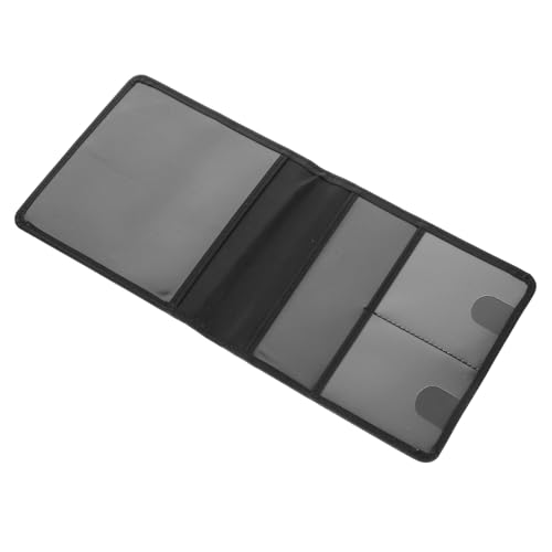 Car Registration and Insurance Card Holder Pu Leather Document Organizer for Secure Storage of Vehicle Papers Lightweight and Portable Case for Daily Use