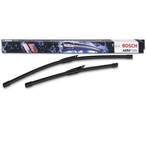 Image of BOSCH 3397014818 AeroTwin Wiper Blade Combo Pack - Set of 2 (26 inch & 17 inch) | Driver and Passenger Side Original Equipment Replacement Blades