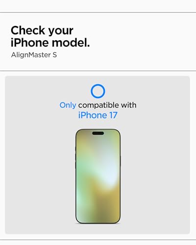Image of Spigen AlignMaster S Privacy Tempered Glass Screen Protector Guard for iPhone 17 [2 Pack]
