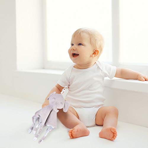 Toyvian Animal de PelÃºcia Cobertor de SeguranÃ§a Elefante Infantil BerÃ§Ã¡rio Personagem Cobertor T