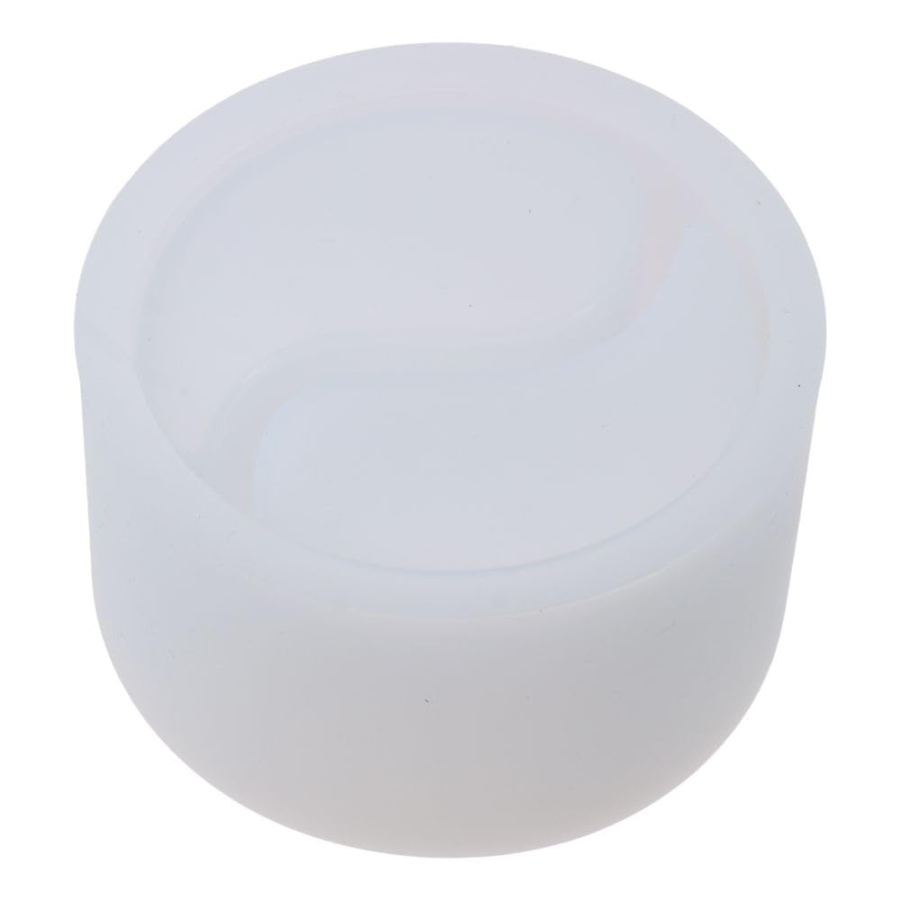Yin Yang Candle Jar Silicone Mould Gypsum Resin Casting Silicone Mould for Candles and Storage Box DIY Craft Making - Image 5