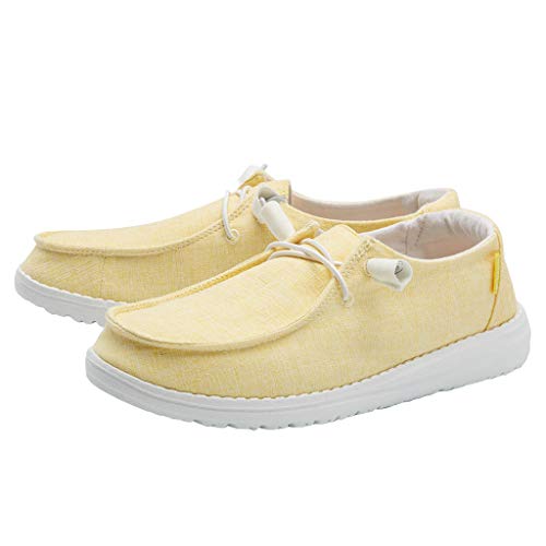 Image of HEYDUDE Women's Wendy Chambray | Women's Shoes | Women's Lace Up Loafers | Comfortable & Light-Weight