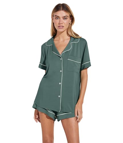 Image of Eberjey Gisele Rib Relaxed Short PJ Set