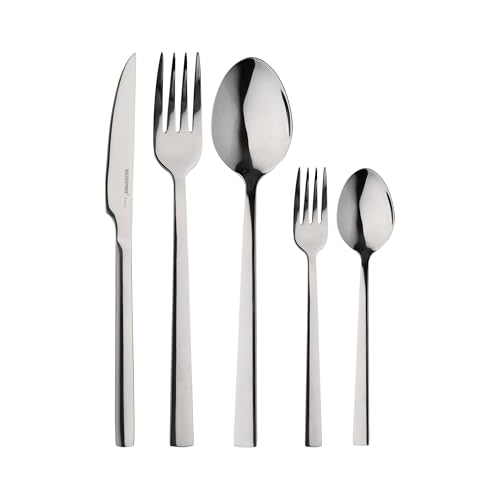 BERGNER SOFIA - Set di posate da 60 pezzi - Set di posate completo per 12 persone - In robusto acciaio inox - Facile da lavare e conservare