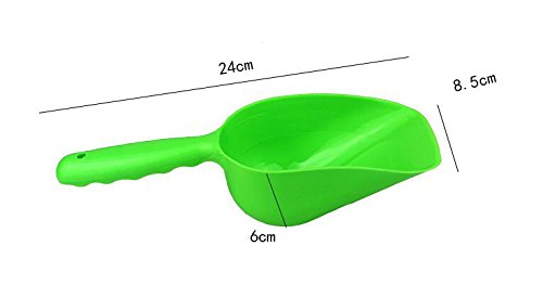 3 x Kunststoff-Futterschaufel, multifunktional, Süßigkeitenfarbe für Hunde Welpen Katzen Futterschaufel Futterschaufel für Vögel Haustier Haustierbedarf (zufällige Farbe)