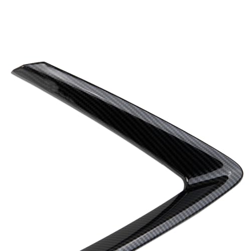 Image of crosselec Front Grille Frame Cover Trims Accessories for 2022-2025 Acura MDX (Carbon Fiber Pattern)