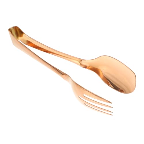 VANZACK 1Pc Food Clip Ergonomic Kitchen Serving Tong for Barbecue Durable Steak Clamp Design for Home and Outdoor Cooking