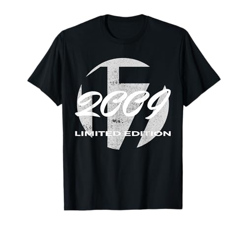 17. Geburtstag Mädchen Junge 17 Jahre 2009 Lustig Geschenk T-Shirt