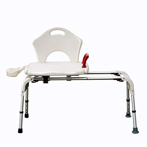 SANDSXZHQ Taburete Bano Silla Ducha Mayores Cuarto de bano Asistente Antideslizante para Ancianos y Mujeres Embarazadas, Silla de bano de Movilidad y Altura Regulable Silla Banera Personas Mayores